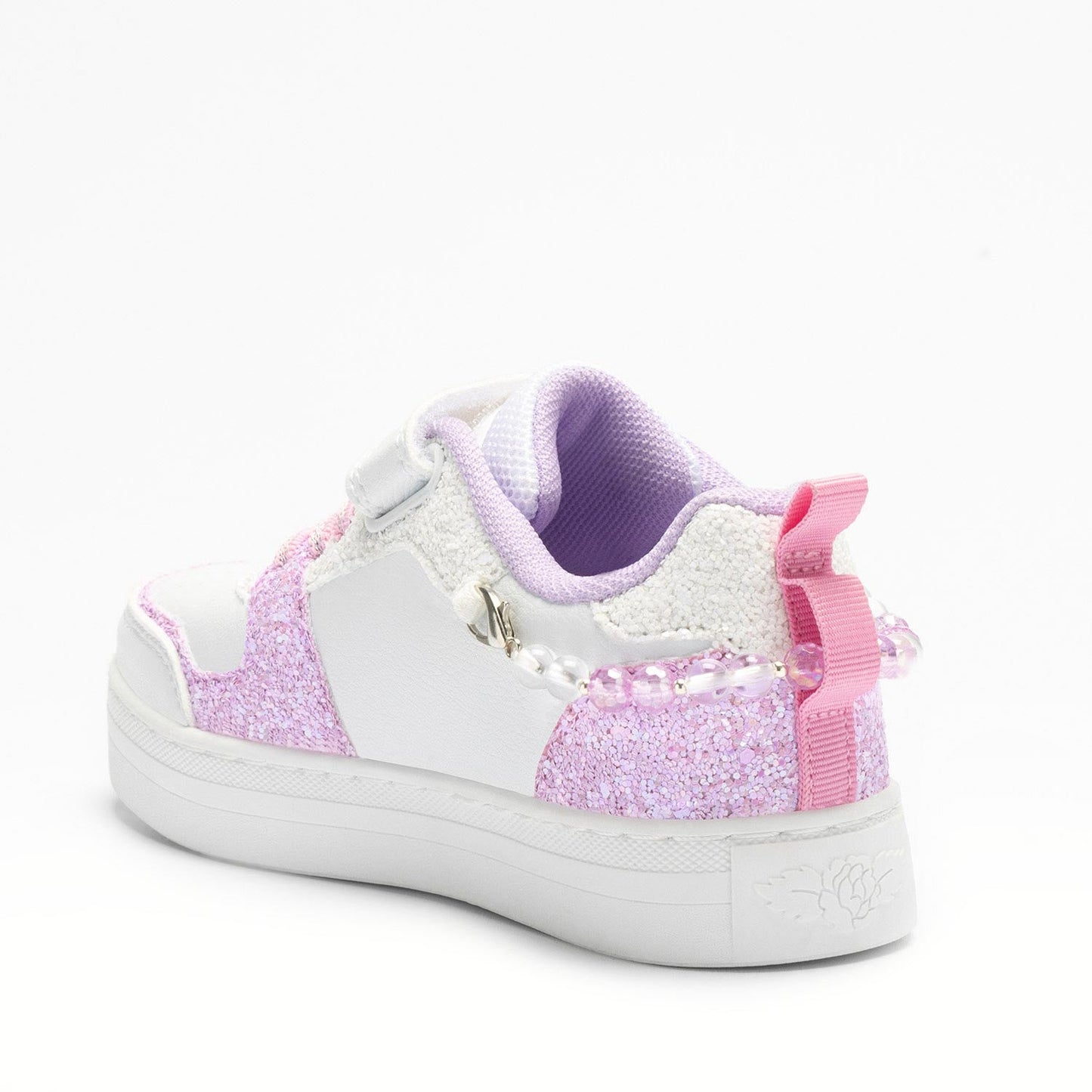 Lelli Kelly Girls Gioiello Scarpa  - Lilac and White Charm with Bracelet Trainers