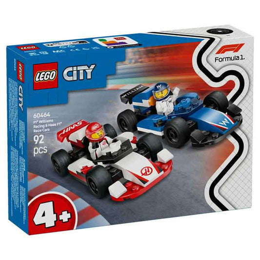 LEGO 60464 F1 Williams Racing & Haas F1 Race Cars