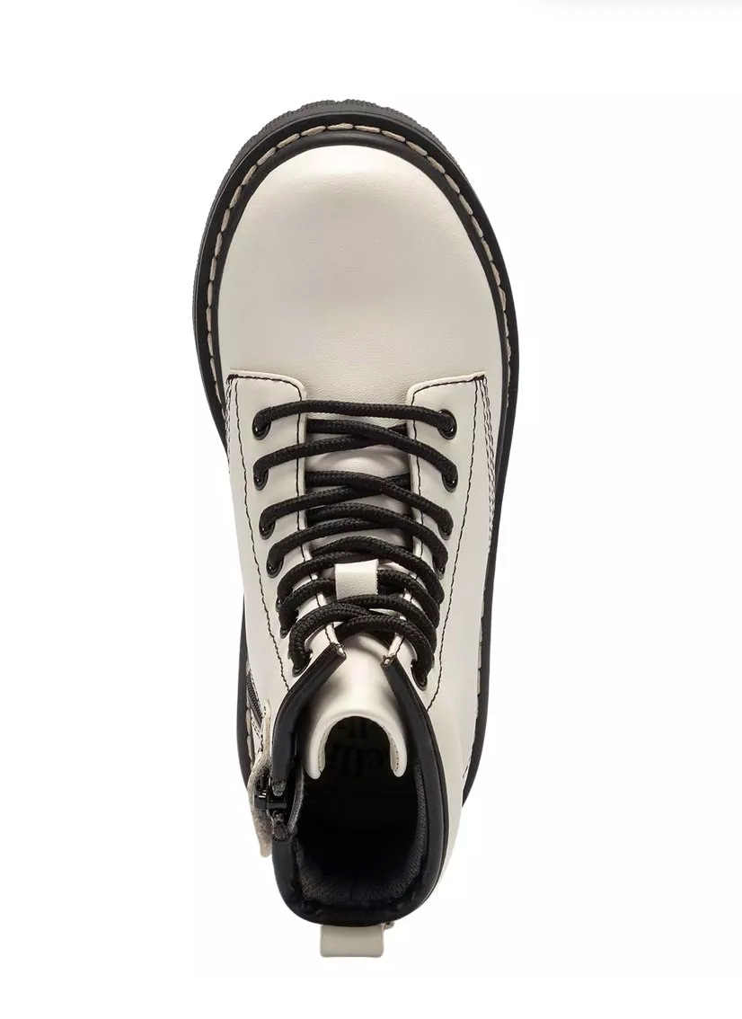 Lelli Kelly Doris White Lace Up Ankle Boots | 50% off