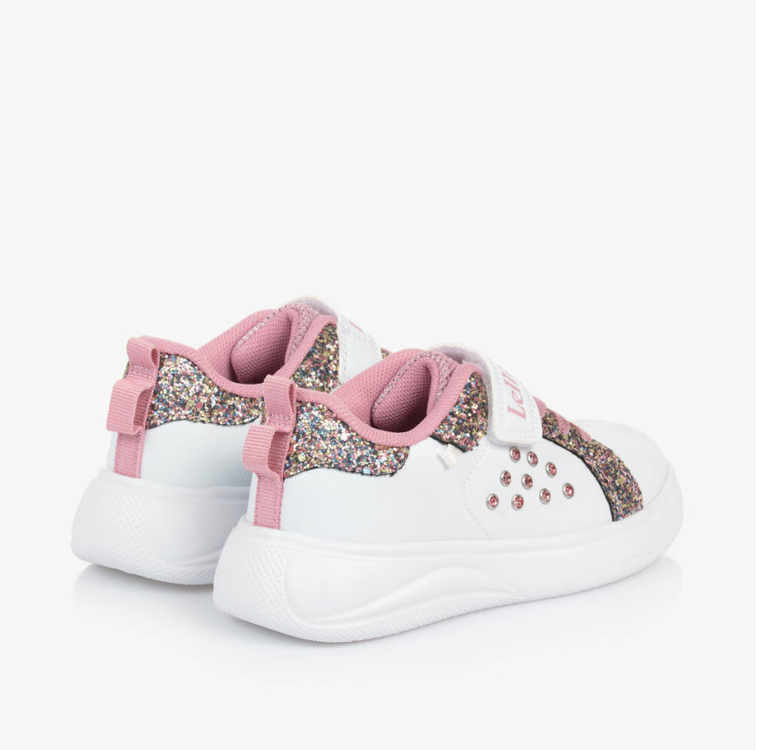 Lelli Kelly Girls White Gioielllo Scarpa Friendship Bracelet Trainers
