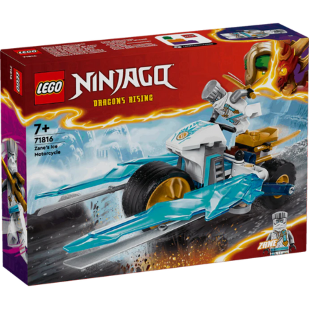 Lego Ninjago 71816 Zane's Ice Motorcycle Toy Playset for Ages 7 and Up