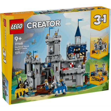 Lego Creator 3 in 1 31168 Medieval Horse Knight Castle for Ages 9 & Up