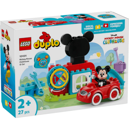 Lego Duplo Disney 10454 Mickey Mouse Clubhouse & Car for Ages 2 and Up