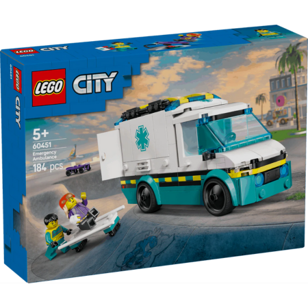 Lego City 60451 Emergency Ambulance Playset for Ages 5 and Up