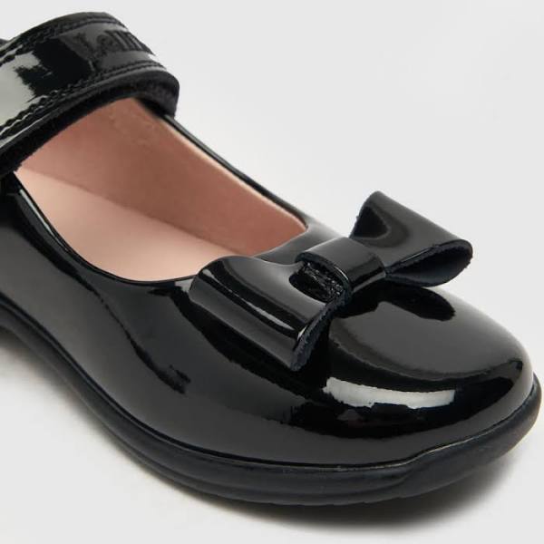Lelli Kelly Girls Perrie Dolly Patent Black School Shoes Junior
