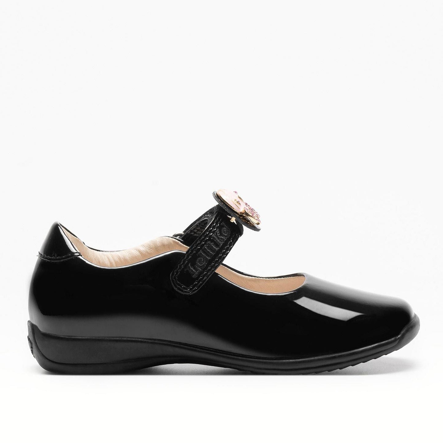 Lelli Kelly Girls Carrie 2 With Detachable Princess Carriage School Shoe F Fitting - Black Patent