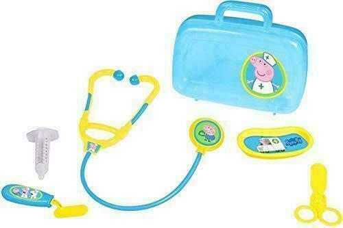 Peppa Pig Medical Case Doctors Nurses Pretend Toy Play Set Boys Girls Kids Gift